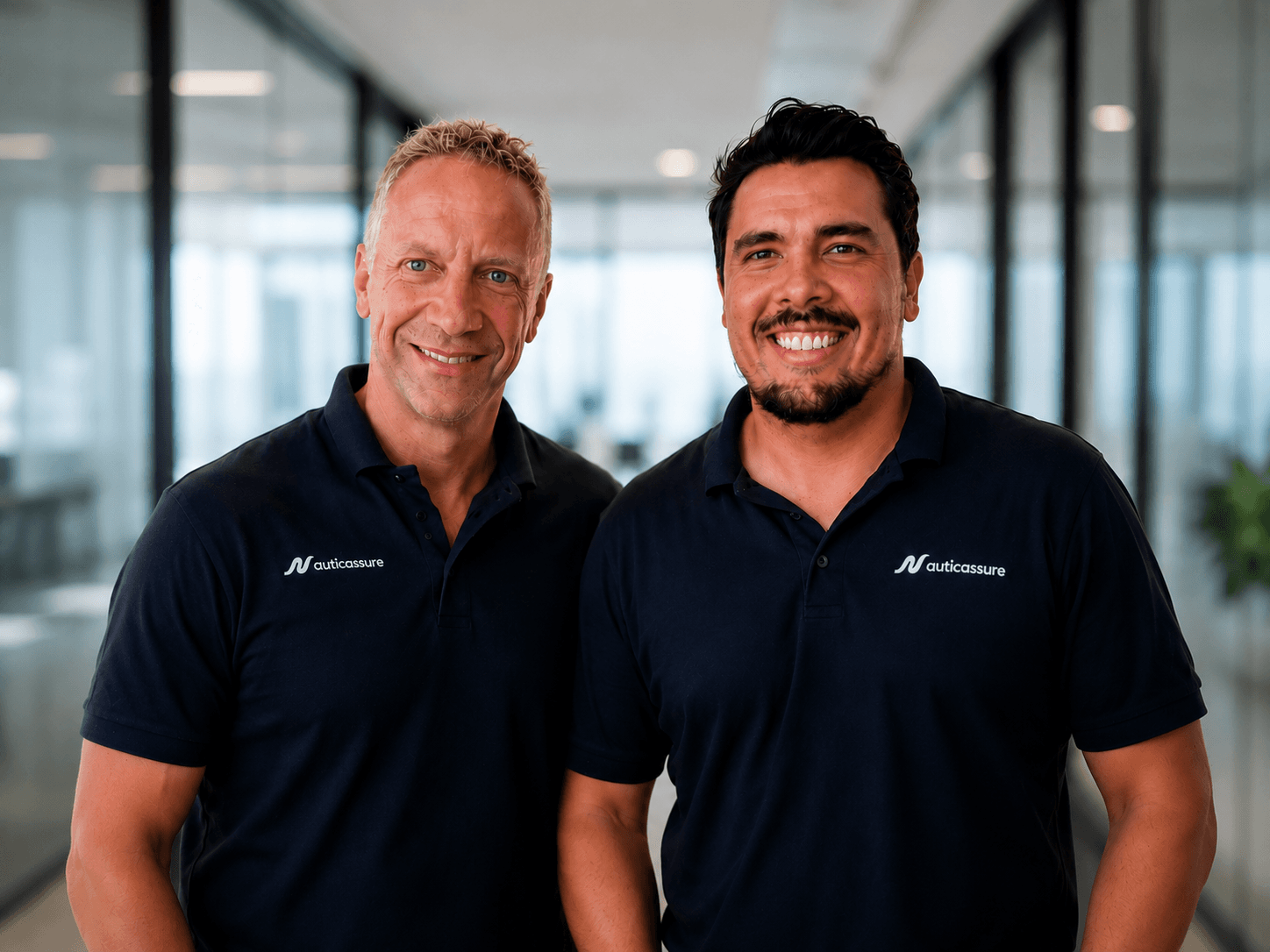 Jonathan Posselt und Norbert Porazik, Geschäftsführung von NauticAssure